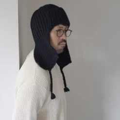 HICOSAKA / Knit Flight Cap