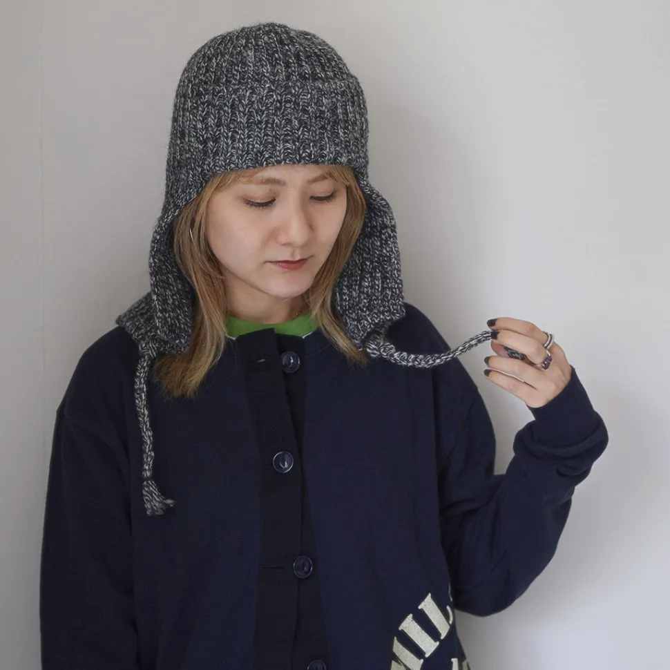 HICOSAKA / Knit Flight Cap