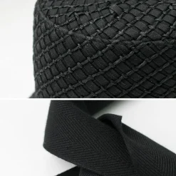 HICOSAKA / Paper Knit Bucket Ribbon Hat