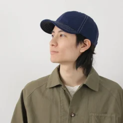 HIGHER / Blue Selvage Denim Cinchback Cap