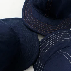 HIGHER / Blue Selvage Denim Cinchback Cap