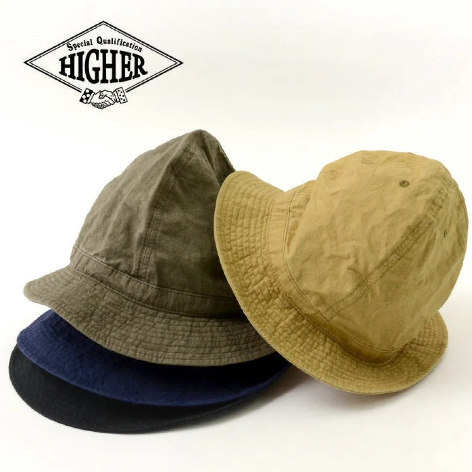 HIGHER / Cotton Linen Weathered Mountain Hat