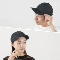 HIGHER / Denim multi-panel cap