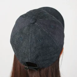 HIGHER / Denim multi-panel cap