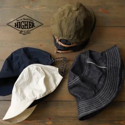 HIGHER / F191 Selvedge Denim Bucket Hat