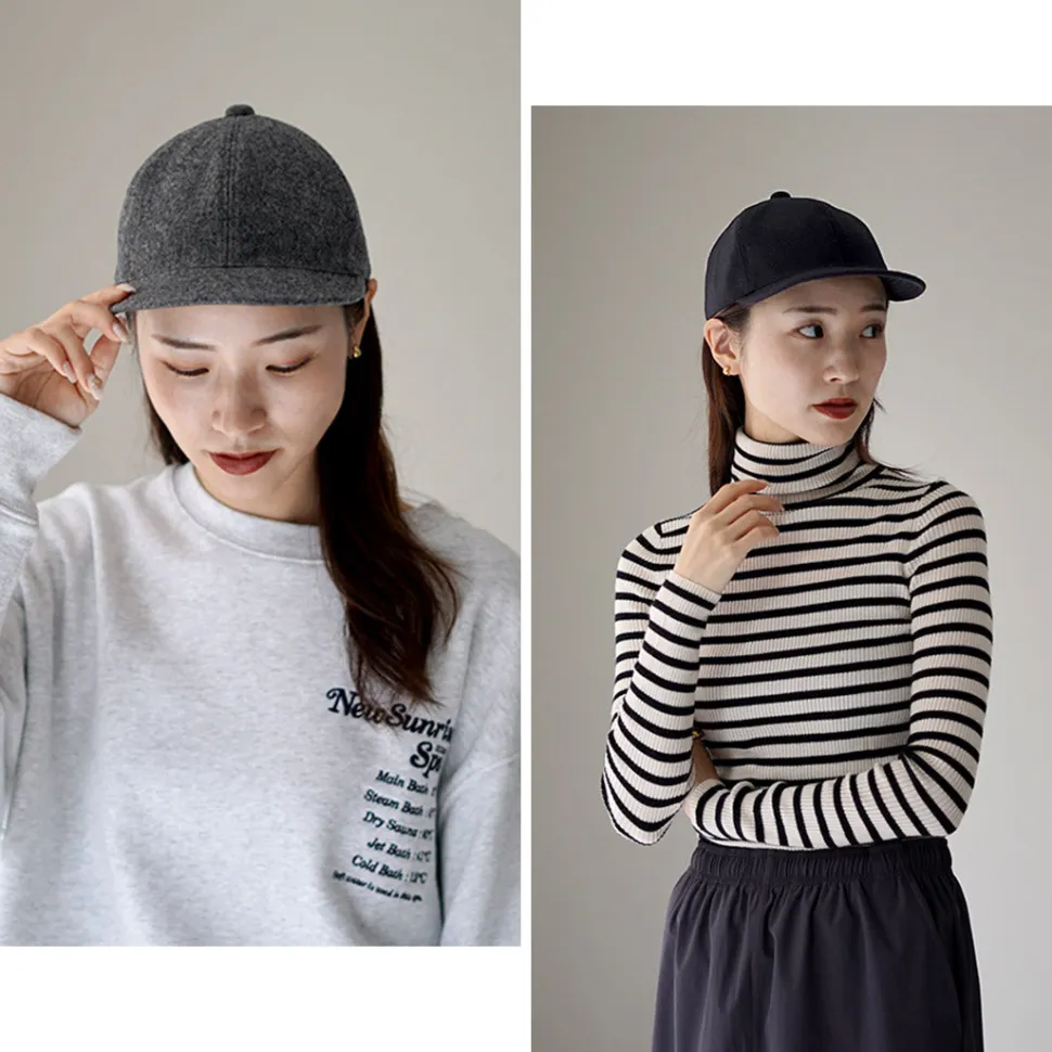 HIGHER / Melton Long Brim Cap