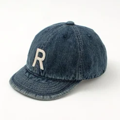 HIGHER / Selvage denim cap with initials badge
