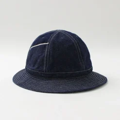 HIGHER / Selvage Denim Panel 6 Hat - Onewashed