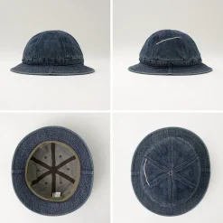 HIGHER / Selvage Denim Panel 6 Hat - Used finish