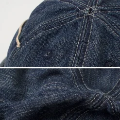 HIGHER / Selvage Denim Panel 6 Hat - Used finish