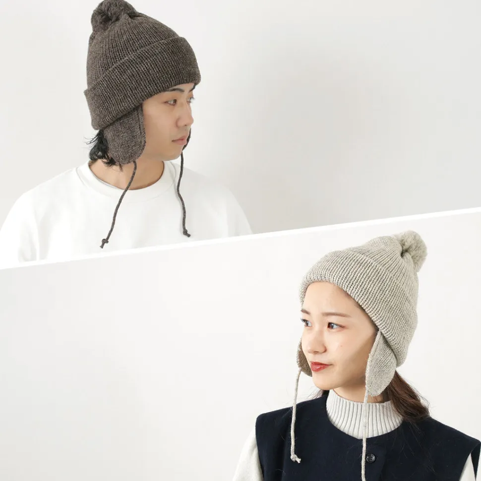 HIGHLAND 2000 / 3G Solid Bobcap Double Ear Cover and Pom Pom and Chin Rope (20cm)