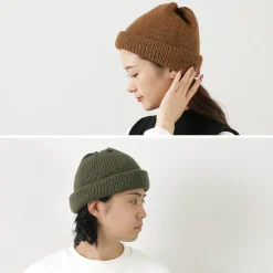 HIGHLAND 2000 / Merino Alpaca Tubular Bobby Cap (Double Turn Up)