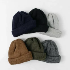 HIGHLAND 2000 / Merino Alpaca Tubular Bobby Cap (Double Turn Up)