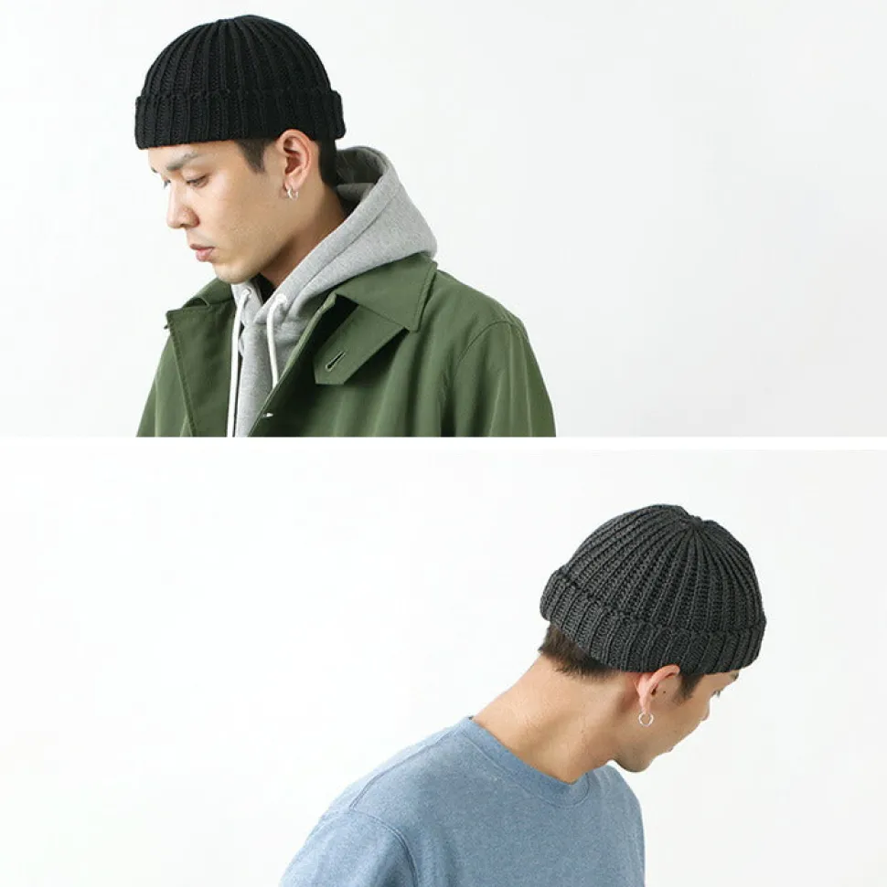 HIGHLAND 2000 / Very Short Heavyweight Cotton Knitted Cap