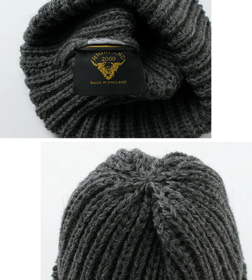 HIGHLAND 2000 / Very Short Merino Wool Knit Cap