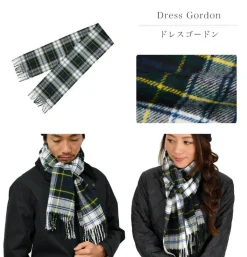 HIGHLAND TWEEDS / Lamb Wool Check Scarf