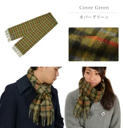 HIGHLAND TWEEDS / Lamb Wool Check Scarf
