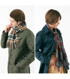 HIGHLAND TWEEDS / Lamb Wool Check Scarf