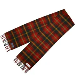 HIGHLAND TWEEDS / Lamb Wool Check Scarf