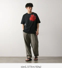 ILL ONE EIGHTY / Tie Dye Heart Pocket Short Sleeve T-Shirt