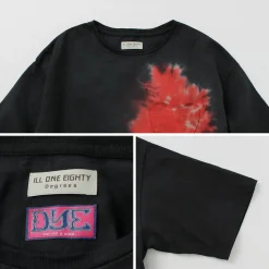 ILL ONE EIGHTY / Tie Dye Heart Pocket Short Sleeve T-Shirt