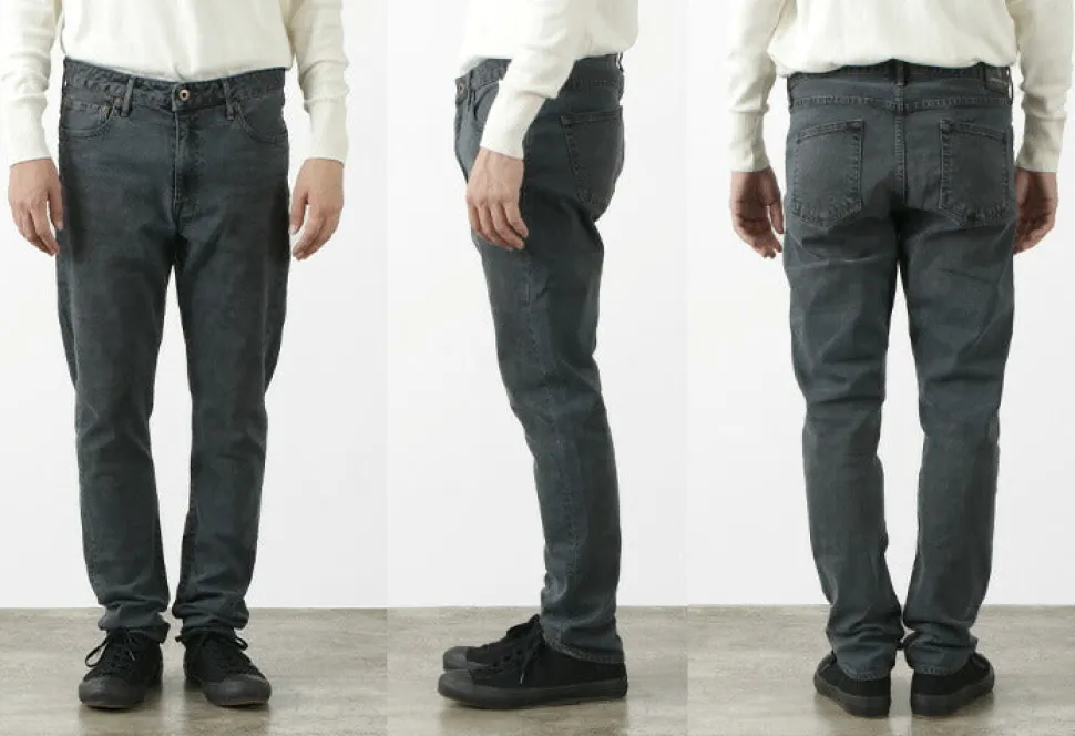 JAPAN BLUE JEANS / Calif Tapered Overdyed Black Rosewood