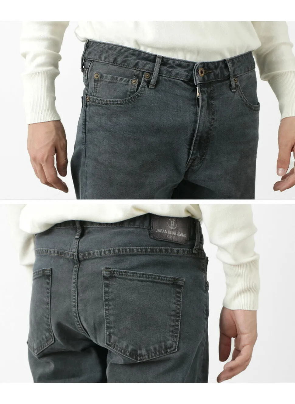 JAPAN BLUE JEANS / Calif Tapered Overdyed Black Rosewood