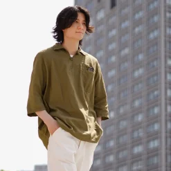 JAPAN BLUE JEANS / CODE:SILVER Military Pullover Shirt