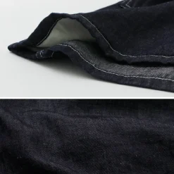 JAPAN BLUE JEANS / Cotton Linen Denim Faux Army Pullover Jacket