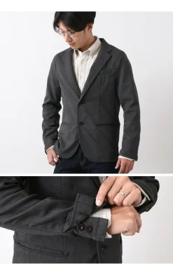 JAPAN BLUE JEANS / Full flannel serge tailored jacket