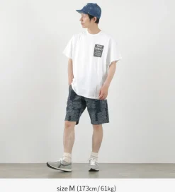 JAPAN BLUE JEANS / Indigo quilted coat Style Sweatshirt Shorts