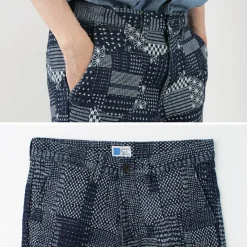 JAPAN BLUE JEANS / Indigo quilted coat Style Sweatshirt Shorts