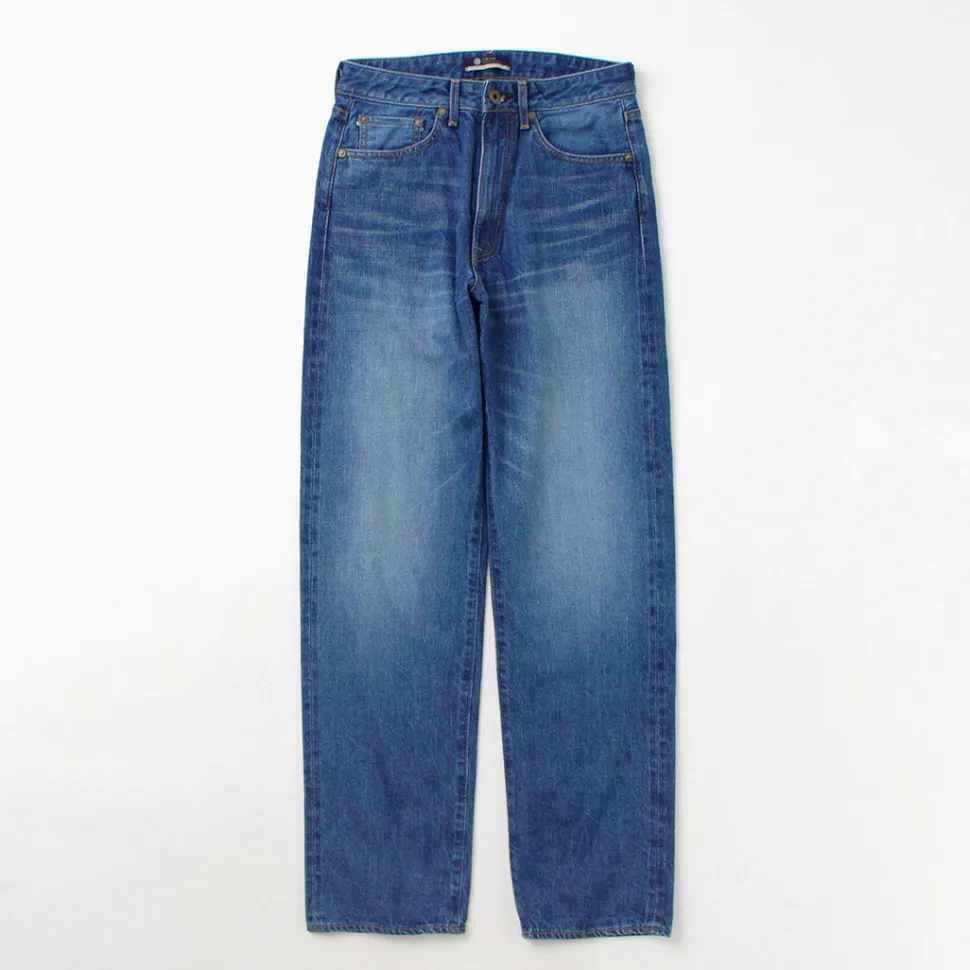 JAPAN BLUE JEANS / J504 Circle Loose 12.5oz African Cotton Selvic Used Wash