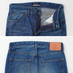 JAPAN BLUE JEANS / J504 Circle Loose 12.5oz African Cotton Selvic Used Wash