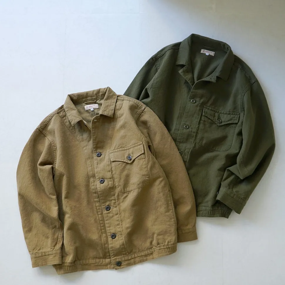 JAPAN BLUE JEANS / Military Herringbone Jacket