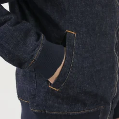 JAPAN BLUE JEANS / 13.5oz Crunch Denim Bomber Jacket