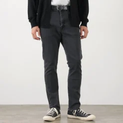 JAPAN BLUE JEANS / 12oz Hyper Stretch Slim Tapered Denim Faded Black