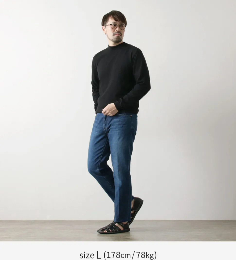 JAPAN BLUE JEANS / 12oz Stretch Center Crease 5P Denim Used Processing