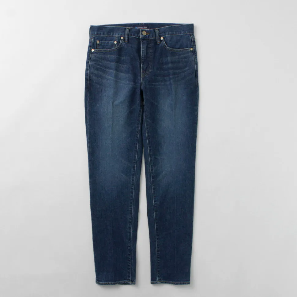 JAPAN BLUE JEANS / 12oz Stretch Center Crease 5P Denim Used Processing