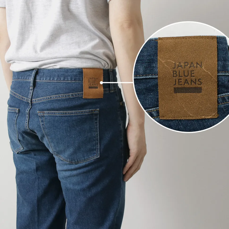 JAPAN BLUE JEANS / 12oz Stretch Center Crease 5P Denim Used Processing
