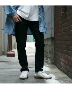 JAPAN BLUE JEANS / Prep 12oz Selvich Full Black Jeans