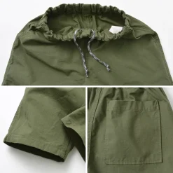 JAPAN BLUE JEANS / Ripstop garment dye relaxed trousers