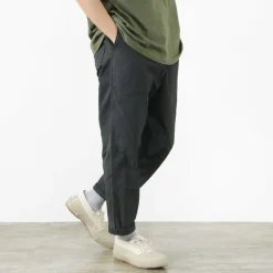 JAPAN BLUE JEANS / Ripstop garment dye relaxed trousers