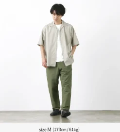 JAPAN BLUE JEANS / Ripstop garment dye relaxed trousers