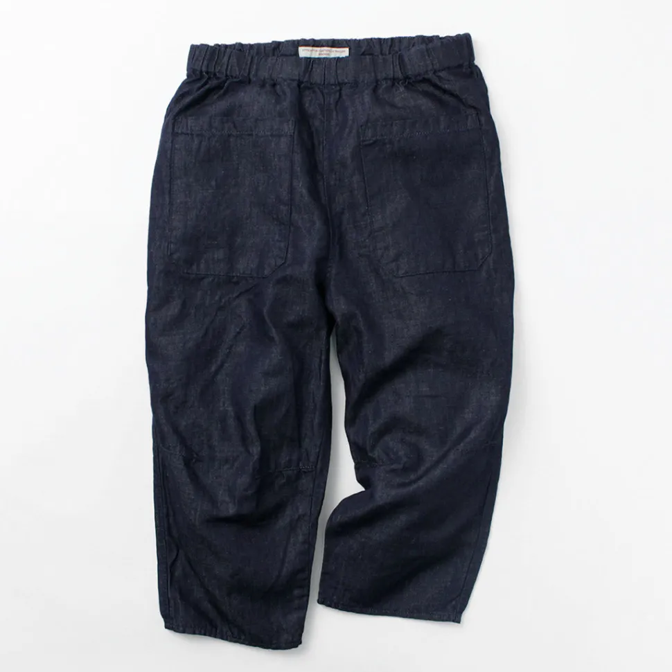 JAPAN BLUE JEANS / RJB7570 Cotton Linen Denim Knicker Trousers