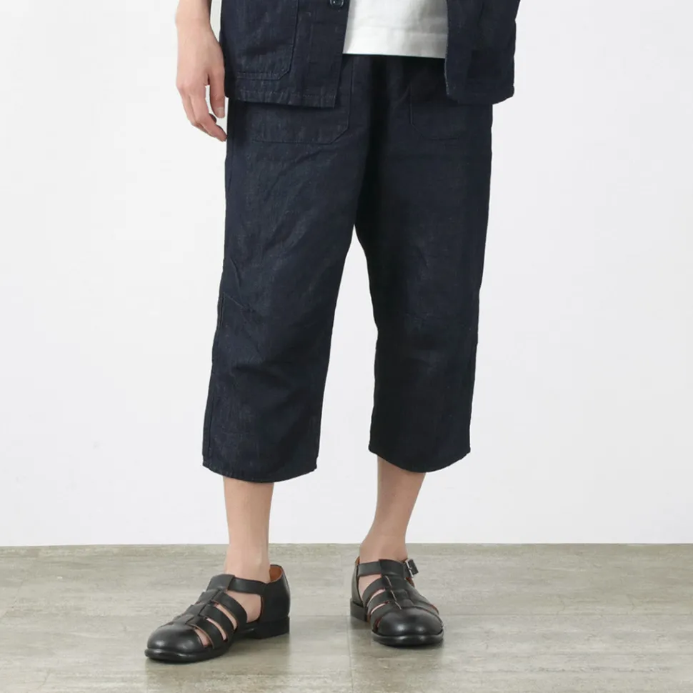 JAPAN BLUE JEANS / RJB7570 Cotton Linen Denim Knicker Trousers