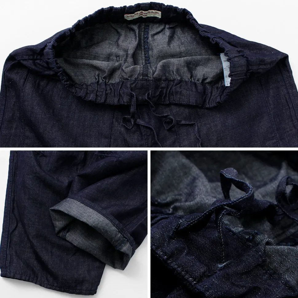 JAPAN BLUE JEANS / RJB7570 Cotton Linen Denim Knicker Trousers