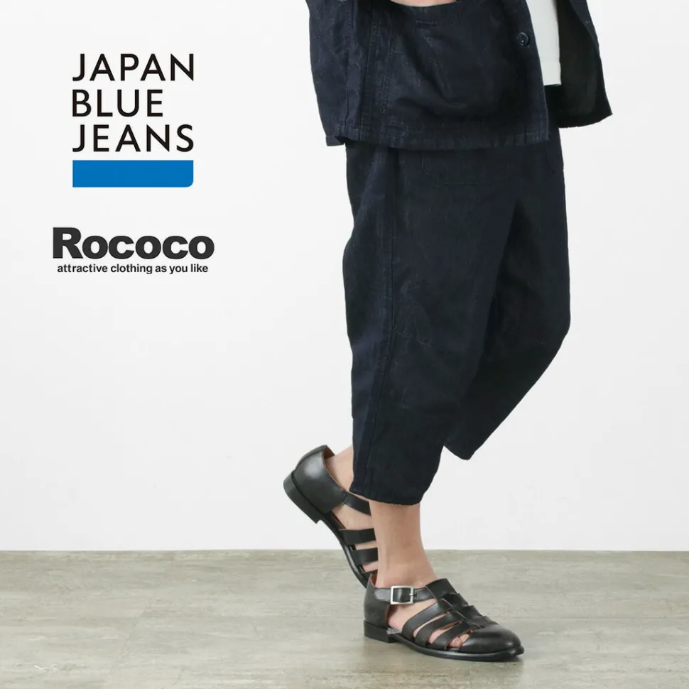 JAPAN BLUE JEANS / RJB7570 Cotton Linen Denim Knicker Trousers