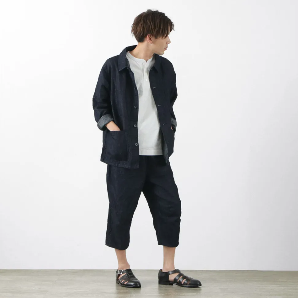 JAPAN BLUE JEANS / RJB7570 Cotton Linen Denim Knicker Trousers