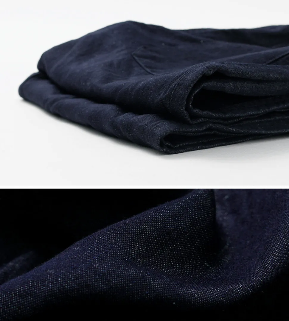 JAPAN BLUE JEANS / RJB7570 Cotton Linen Denim Knicker Trousers